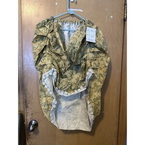 Damsel in this Dress Swoon skirt Golden Plumage w/lace edge Drawstring waist NWT